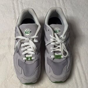 Nike Air Max Women's White and Green Sneakers